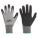 COATED GLOVES, M (8), DOTTED, NITRILE, PALM, DOTTED/DOUBLE DIPPED, NYLON, 15 GA