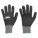 COATED GLOVES,NITRILE/NYLON,L,BLK/GY,PR