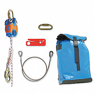 RESCUE AND DESCENT DEVICE SYSTEM T 400FT, ALUMINUM, STEEL