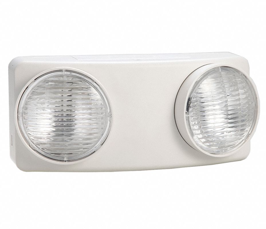 LUMAPRO Luz de Emergencia Incandescente Color Blanco, 6VCD, 10 Watts 90 Minutos Luminarias