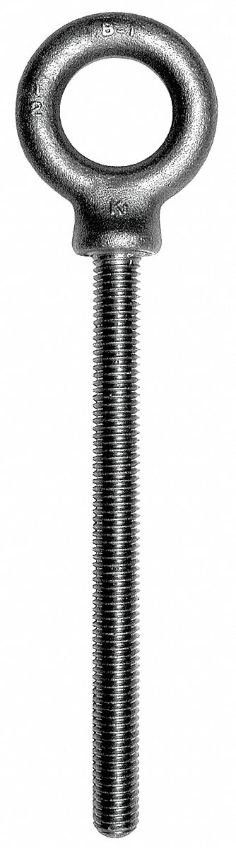 BOUL. À ŒIL DE MACHINERIE,A/ÉPAULE.,ACIER,LISSE,5/16