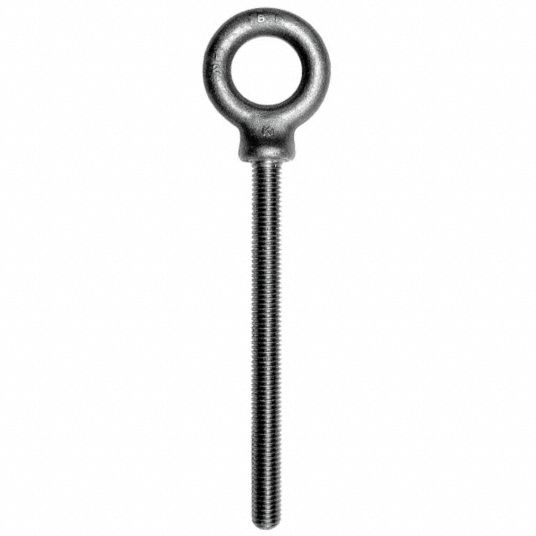 KEN Machinery Eye Bolt With Shoulder, Steel, Plain, 1/2"13