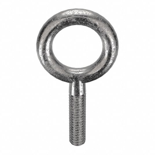 3/8 x 4 Stainless Steel Plain Eye Bolt