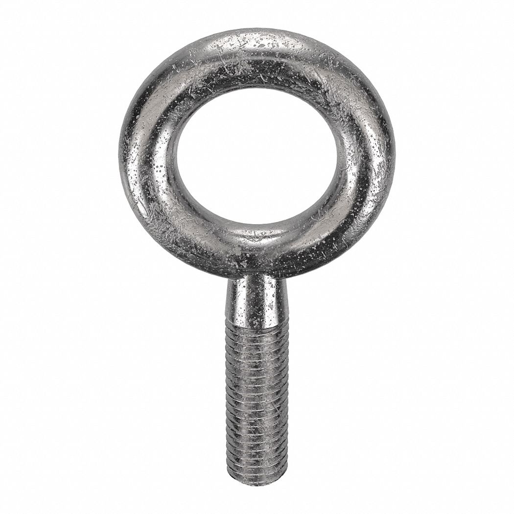 BOUL. À ŒIL DE MACHINERIE,A/ÉPAULE,304SS,LISSE,1/2"-13, À FILET
