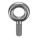 MACHINERY EYE BOLT, WITHOUT SHOULDER, 304 STAINLESS STEEL, PLAIN, ¾