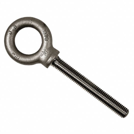 KEN Machinery Eye Bolt With Shoulder, 304 Stainless Steel