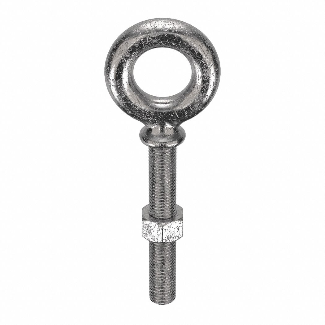 With Shoulder, 316 Stainless Steel, Machinery Eye Bolt 19L211N2032316SS6 Grainger