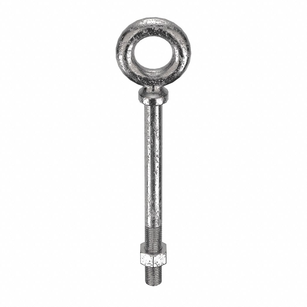 With Shoulder, 316 Stainless Steel, Machinery Eye Bolt 19L213N2034316SS6 Grainger