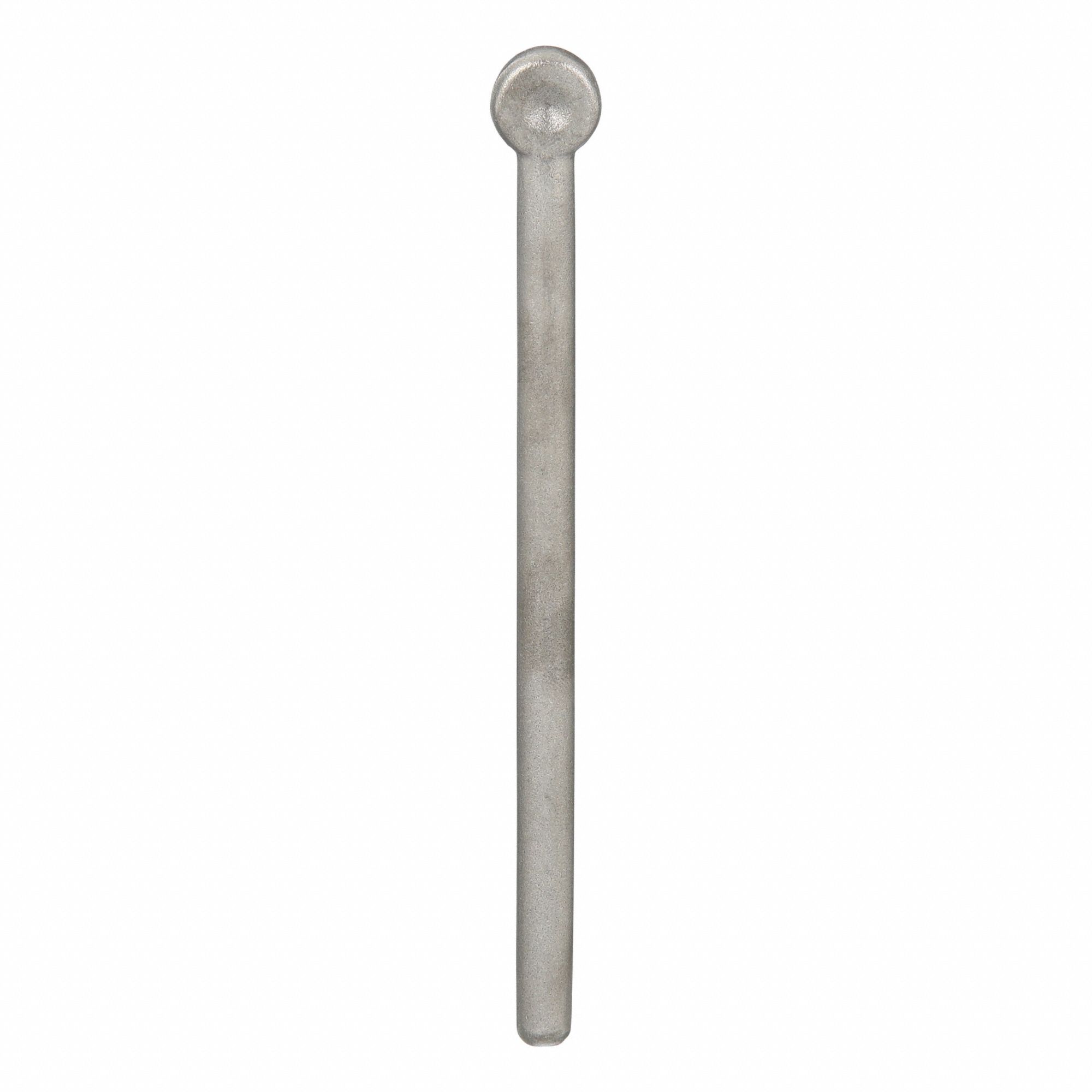 Rod End Blank: Stainless Steel, Plain, 5/16 in Shank Dia, 6 in Hole Center-to-End Lg