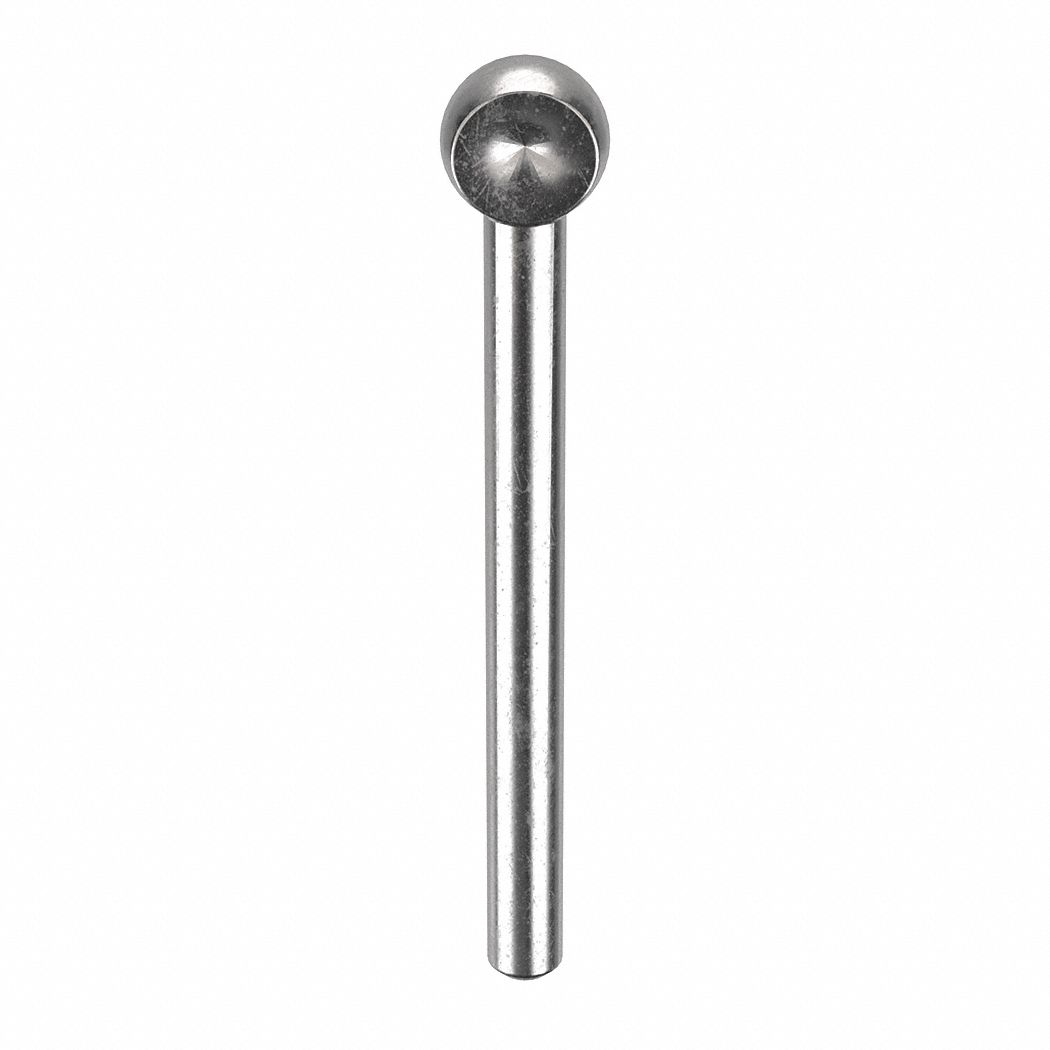 Rod End Blank: Stainless Steel, Plain, 1 1/4 in Shank Dia, 12 in Hole Center-to-End Lg