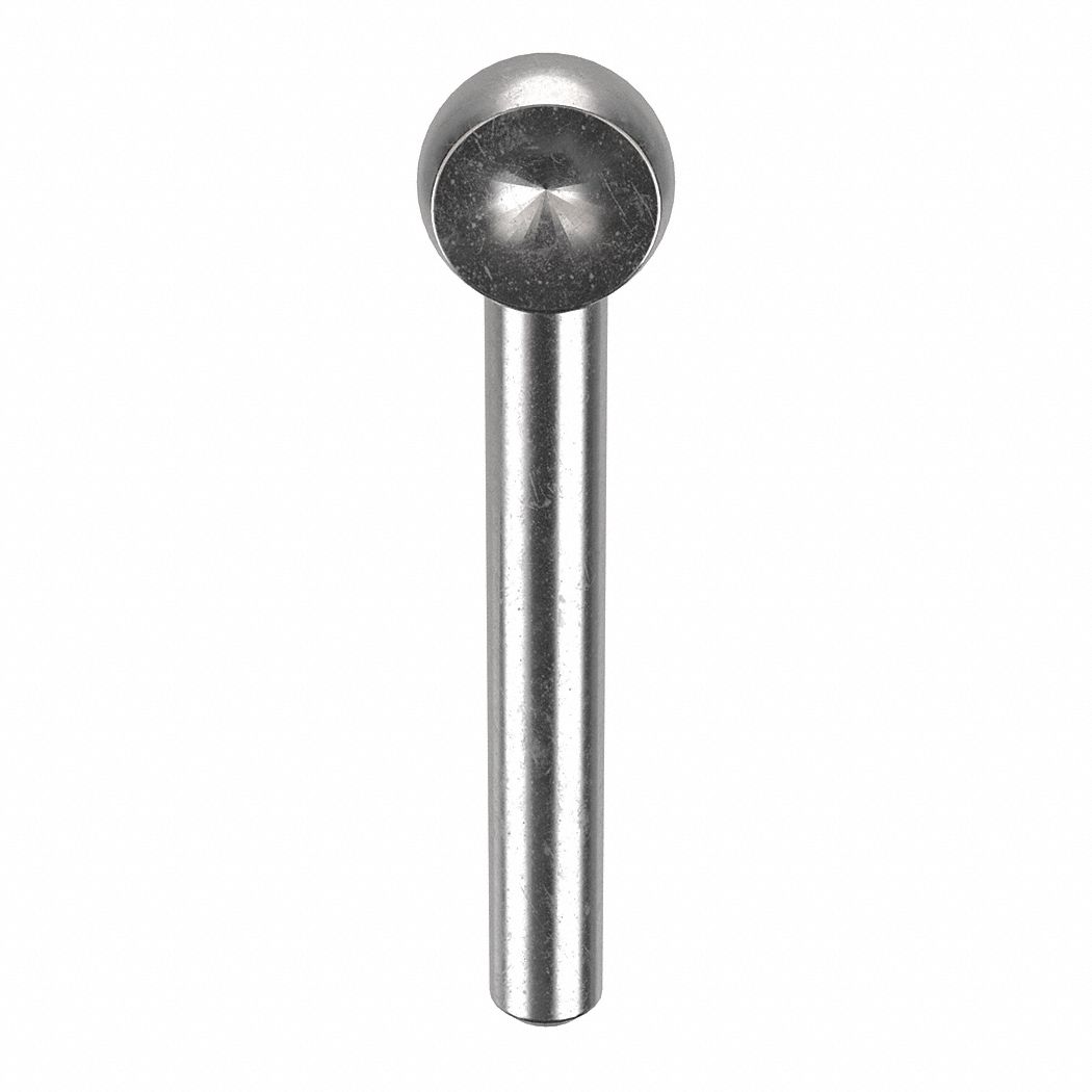 Rod End Blank: Stainless Steel, Plain, 1 1/2 in Shank Dia, 12 in Hole Center-to-End Lg