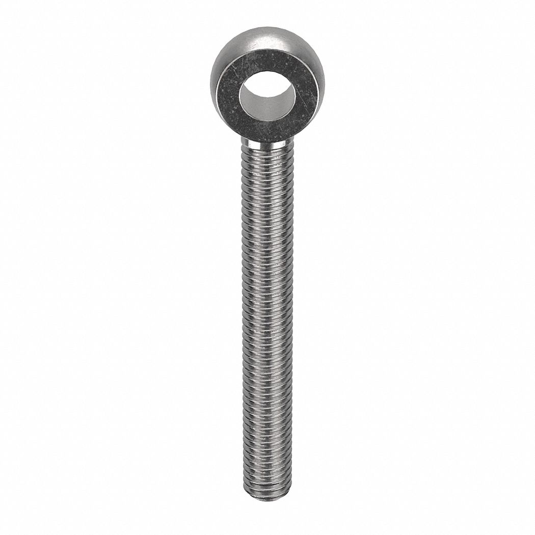 ROD END, 3½ IN LENGTH, 304 STAINLESS STEEL, PLAIN