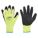 COATED GLOVES,LATEX/ACRYLIC,XL,BLK/YW,PR