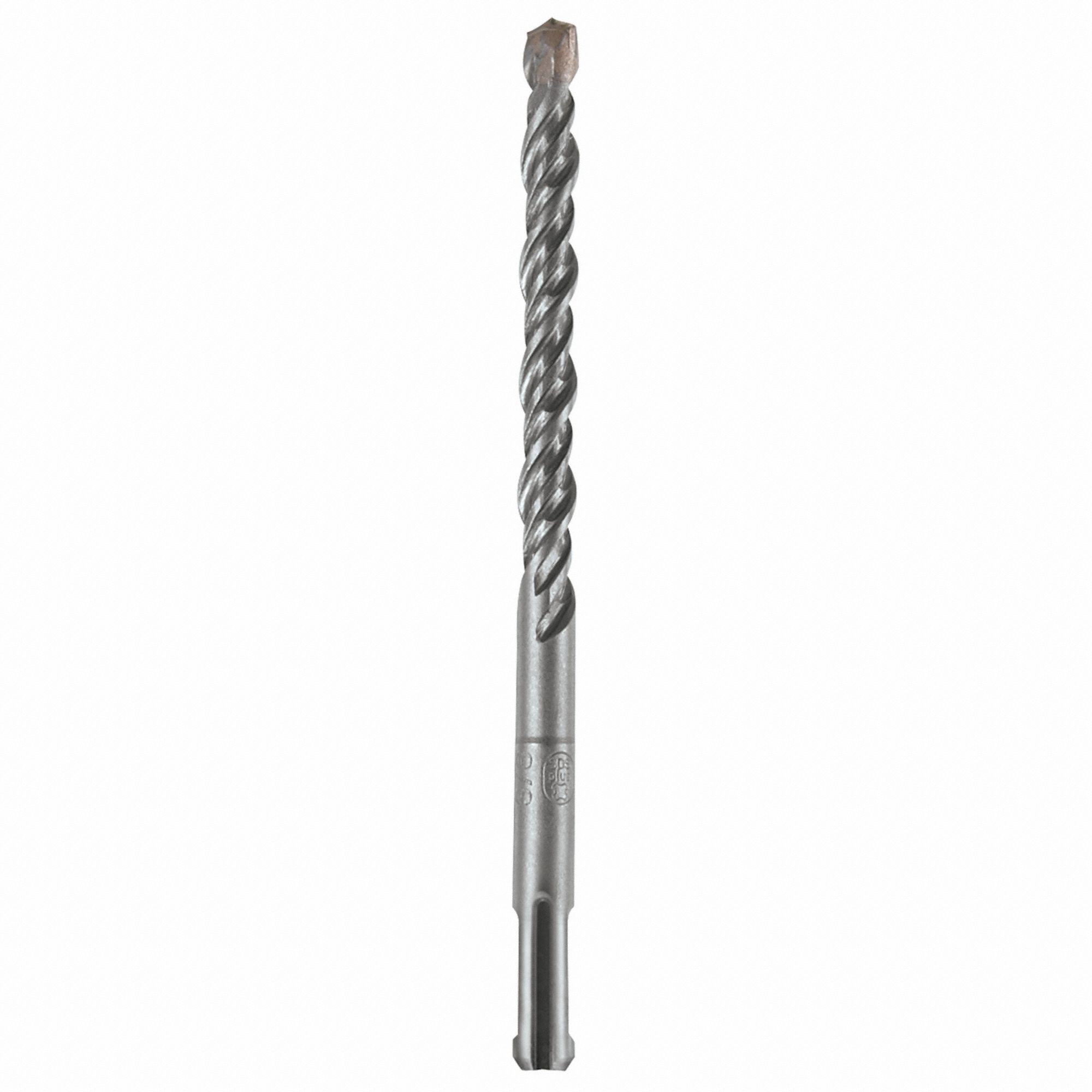 ROTARY HAMMER DRILL BIT, ⅜ IN BIT SIZE, 4 IN MAX DRILLING DEPTH, 6 IN L, CARBIDE