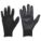 COATED GLOVES, L (9), SMOOTH, PUR, DIPPED PALM, ANSI ABRASION LEVEL 3, BLACK