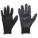 COATED GLOVES,PUR,PES,M,BLACK,PR