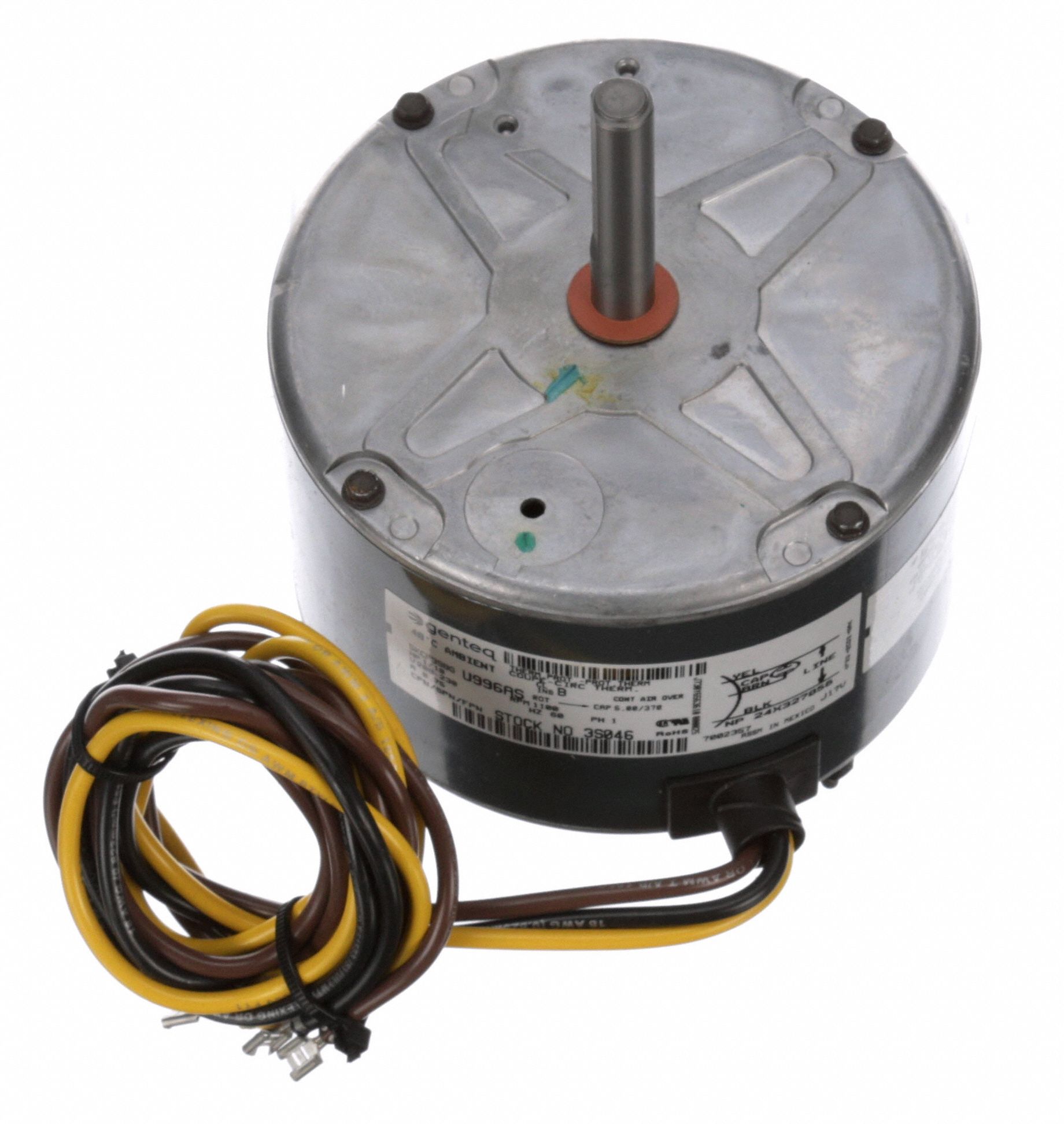 GENTEQ Condenser Fan Motor, 1/10 HP, OEM Replacement Brand Carrier/BDP ...