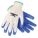 COATED GLOVES, M (8), SMOOTH, NITRILE, DIPPED PALM, ANSI ABRASION LEVEL 4, KNIT CUFF