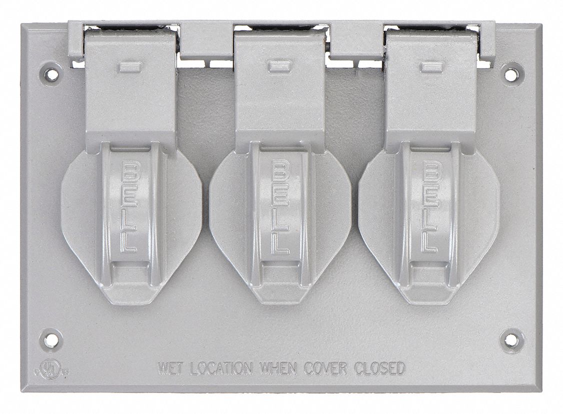 WEATHERPROOF COVER W/3 SINGLE OPENI