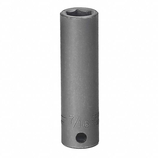 Impact Socket, Drive Type Square, Drive Size 3/8 in Grainger