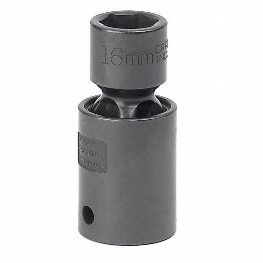 Impact Socket, Drive Size 1/2 in - Grainger
