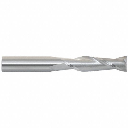 MONSTER Square End Mill, 1/8 in Milling Dia., Carbide, Bright (Uncoated) 19LK99216001001