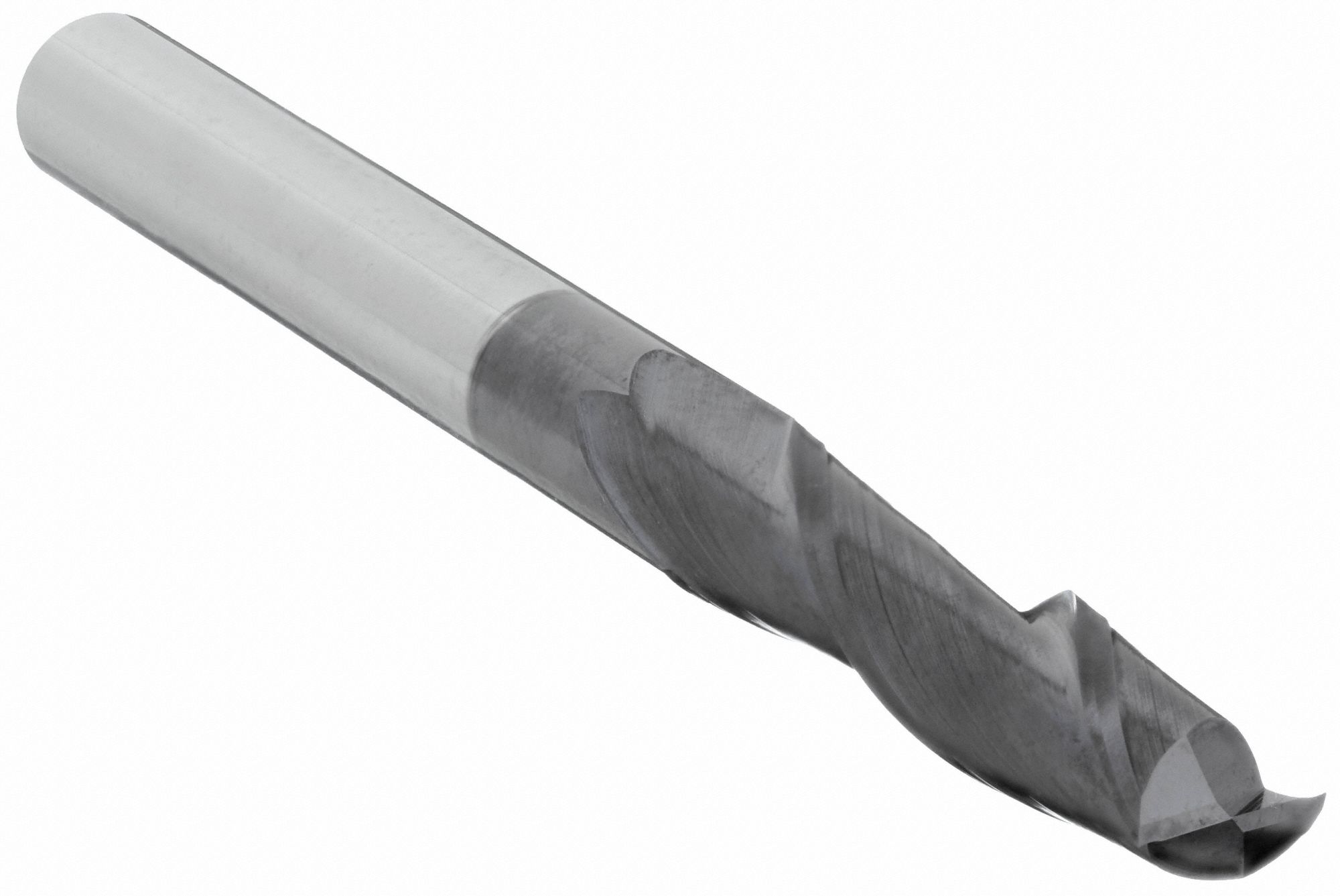 Square End Mill: Carbide, AlTiN Coated, 2 Flute, 5/16" Mill Dia, 1-1/8" LOC, 3" OAL