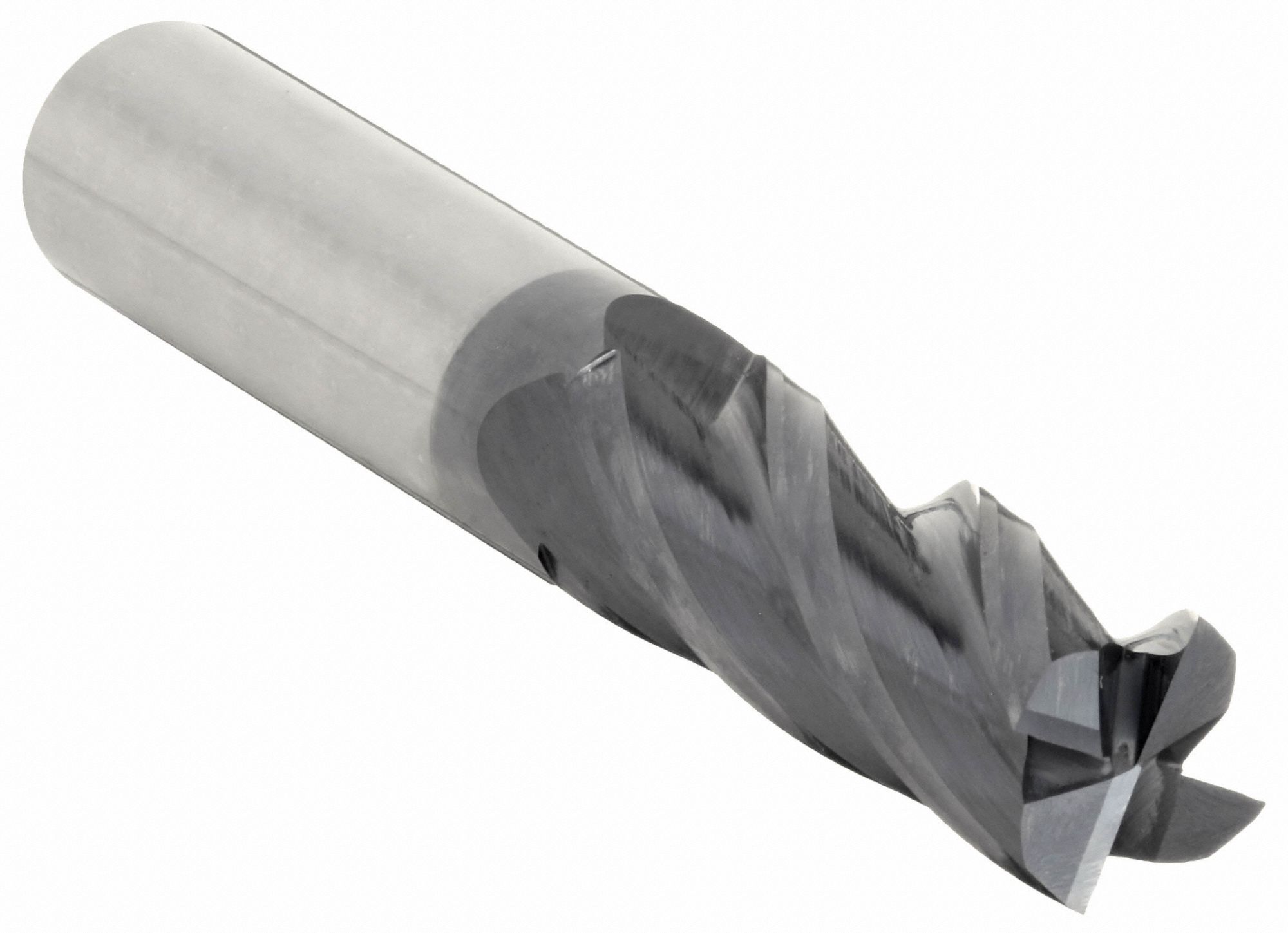 Square End Mill: Carbide, AlTiN Coated, 4 Flute, 5/8" Mill Dia, 2-1/4" LOC, 5" OAL