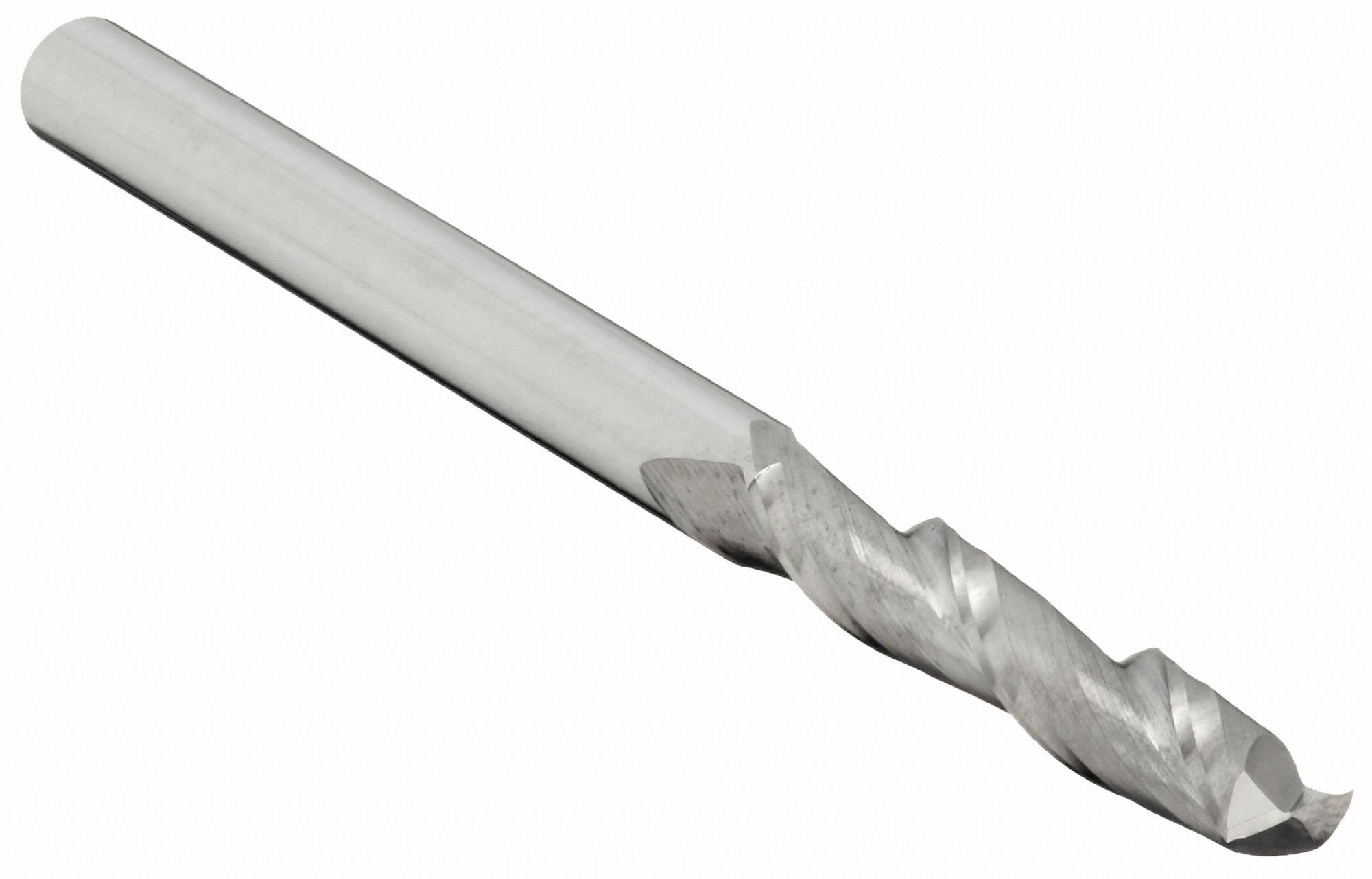 Square End Mill: Carbide, 2 Flute, 5/16" Mill Dia, 1-5/8" LOC, 4" OAL