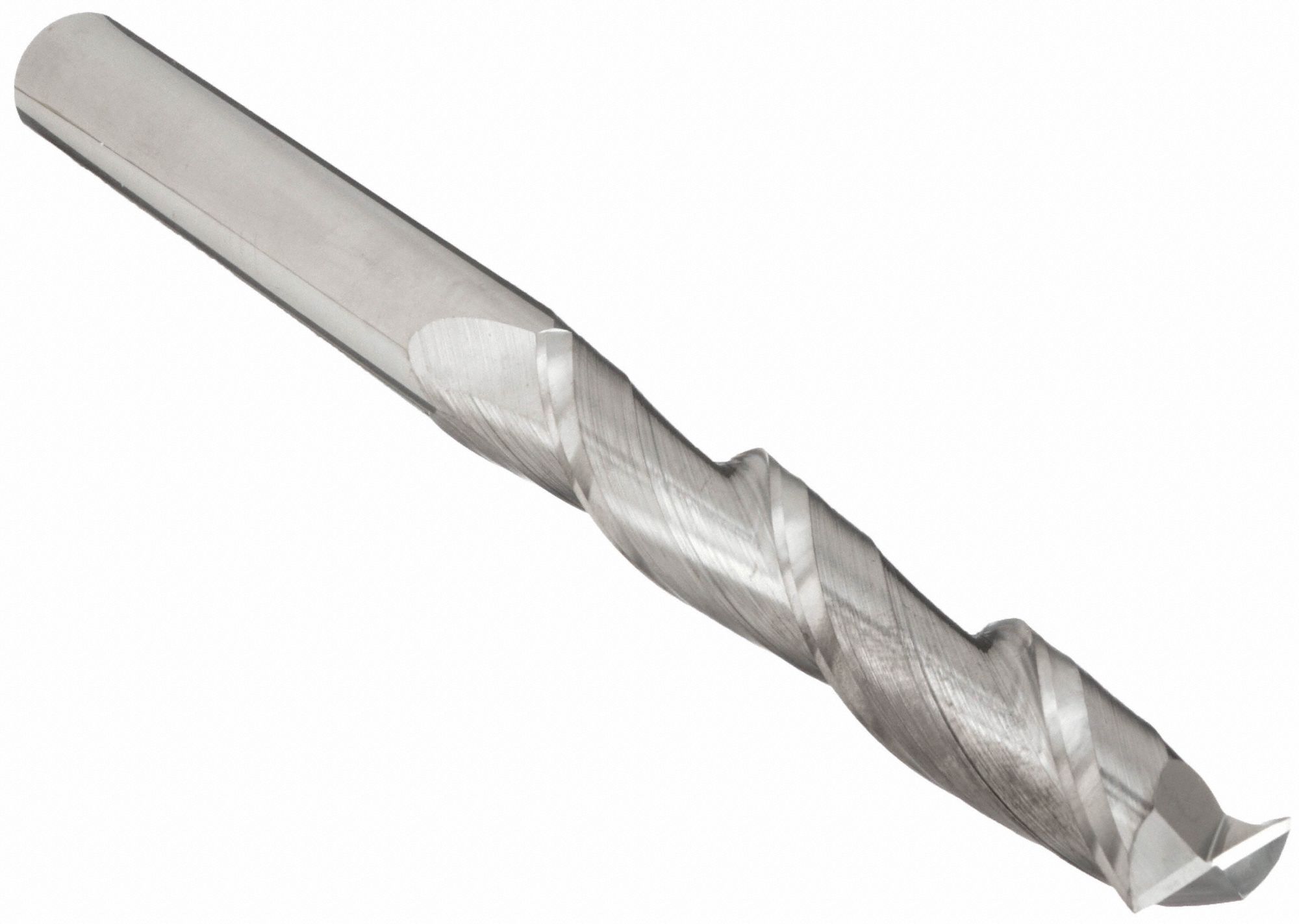 Square End Mill: Carbide, 2 Flute, 5/8" Mill Dia, 1-1/2" LOC, 6" OAL