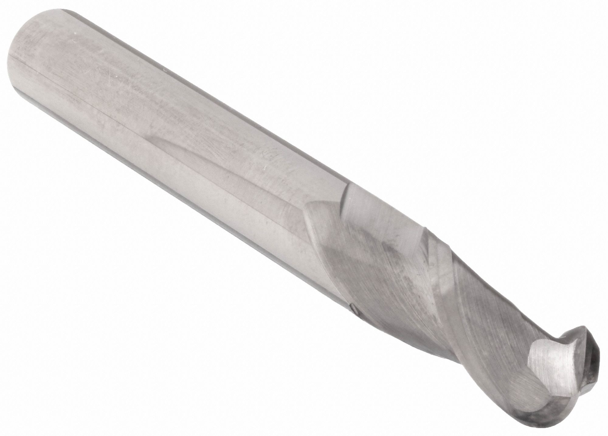 Ball End Mill, Single End, 19/64", Carbide