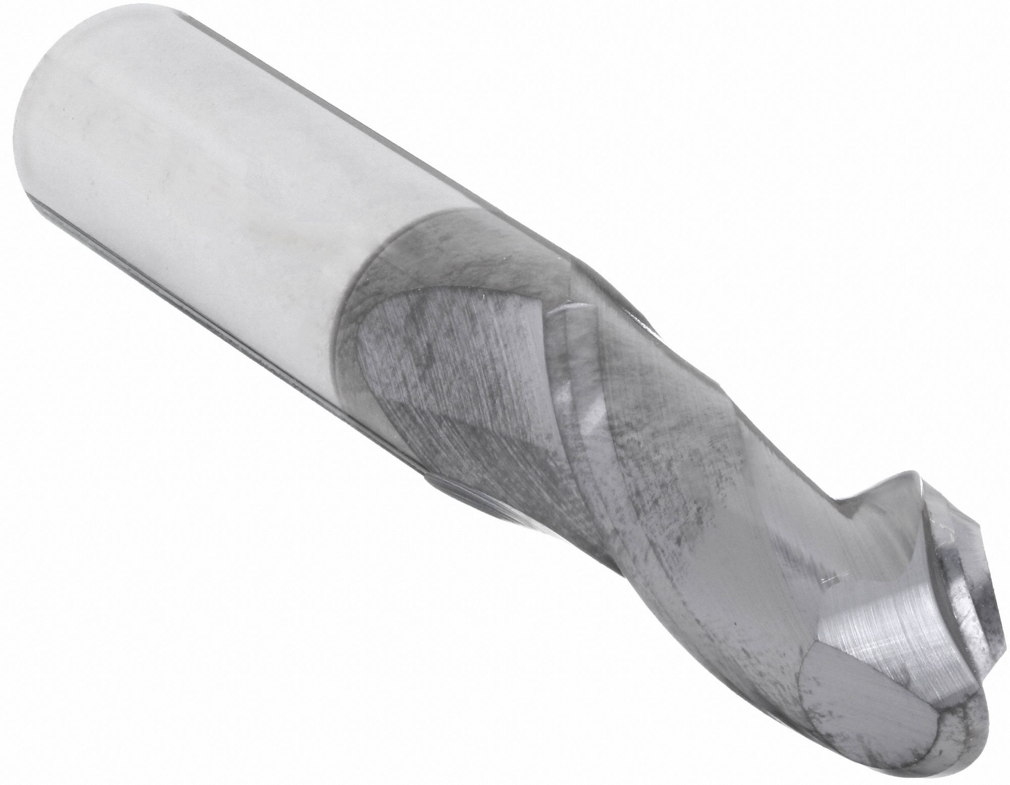 Ball End Mill, Single End, 21/64", Carbide