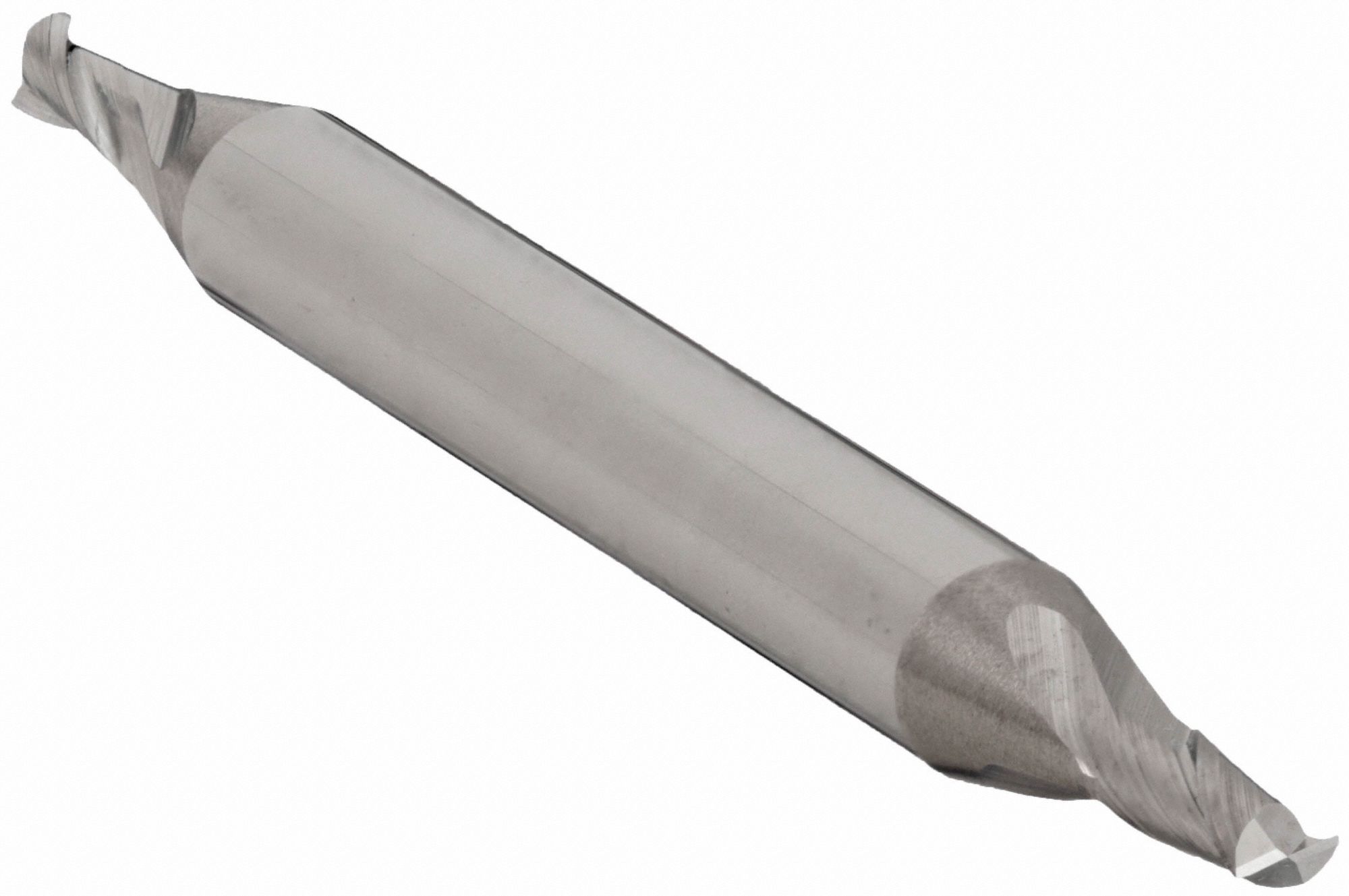 Square End Mill: Carbide, Double End, 2 Flute, 3/64" Mill Dia, 3/32" LOC, 1-1/2" OAL