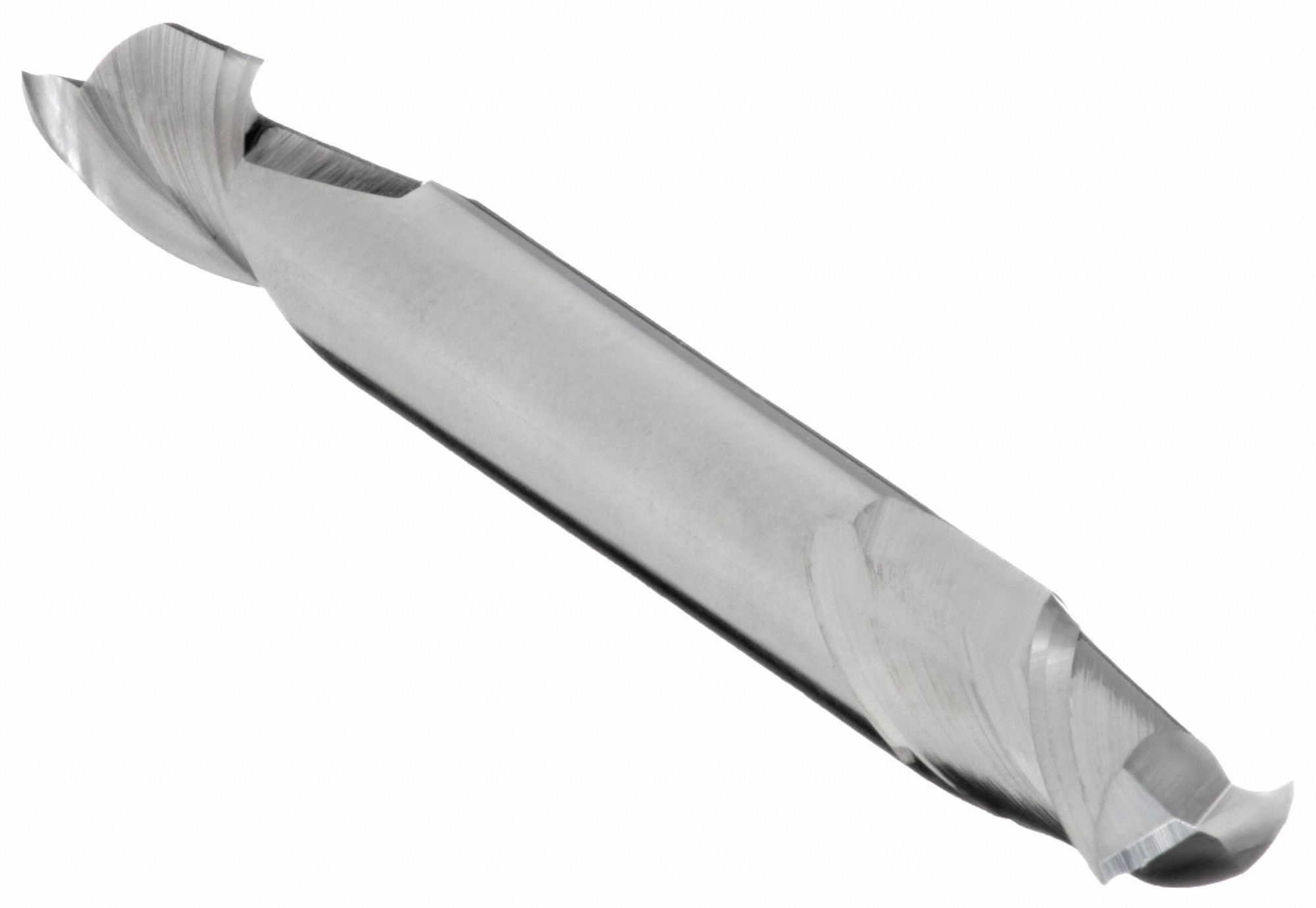 Square End Mill: Carbide, Double End, 2 Flute, 1/8" Mill Dia, 1/4" LOC, 1-1/2" OAL