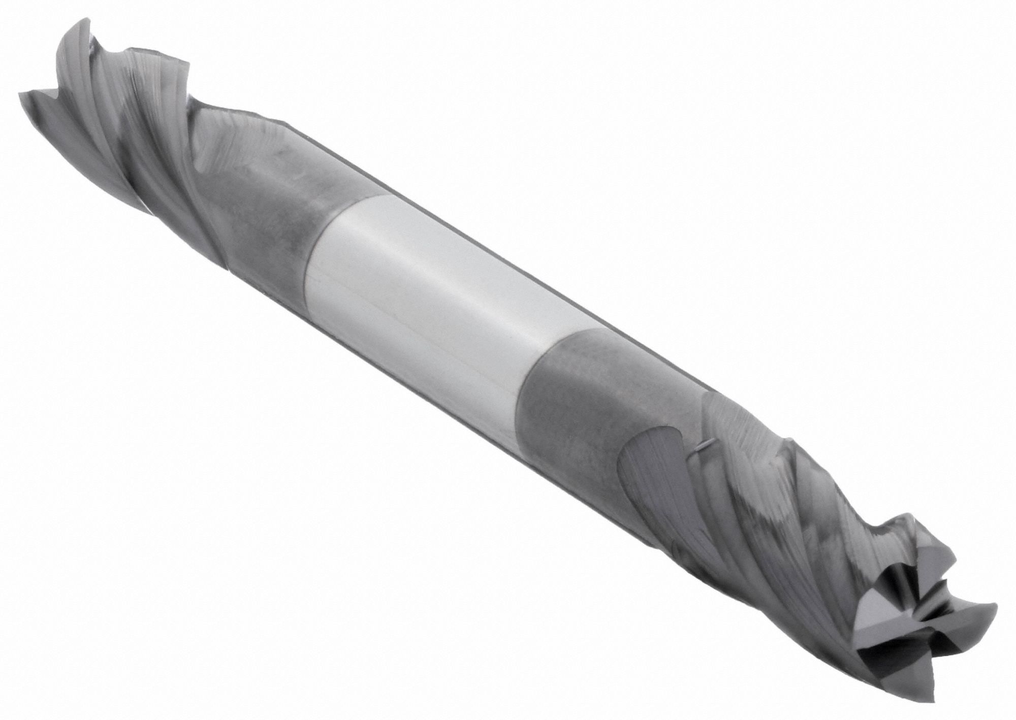 Square End Mill: Carbide, AlTiN Coated, Double End, 4 Flute, 3/32" Mill Dia