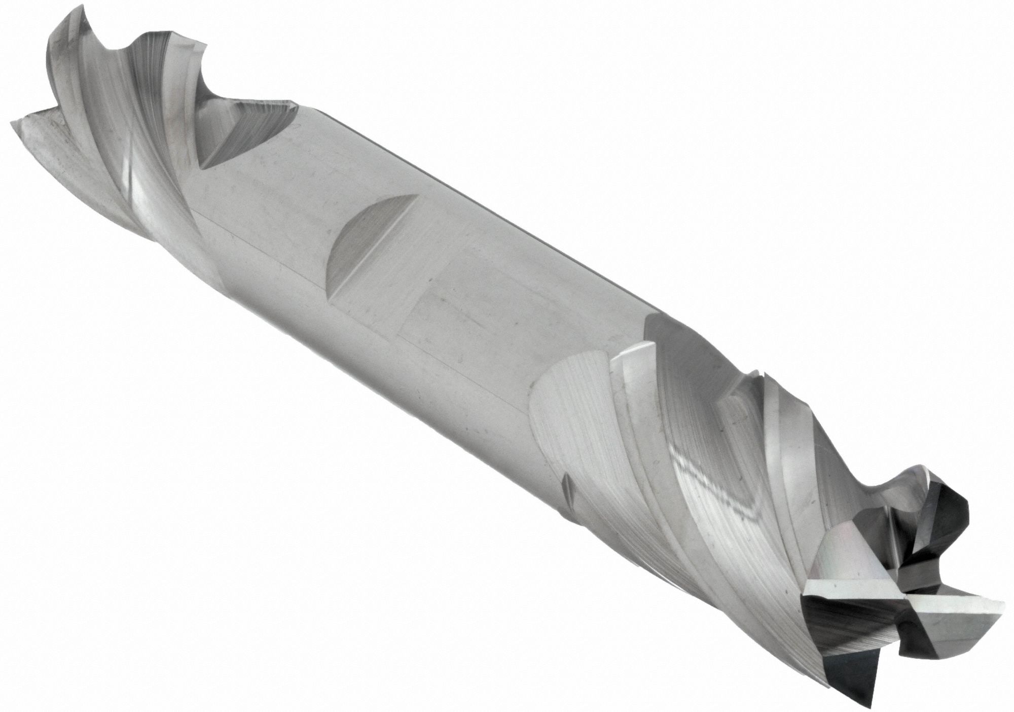 Square End Mill: Carbide, Double End, 4 Flute, 1/2" Mill Dia, 1" LOC, 4" OAL