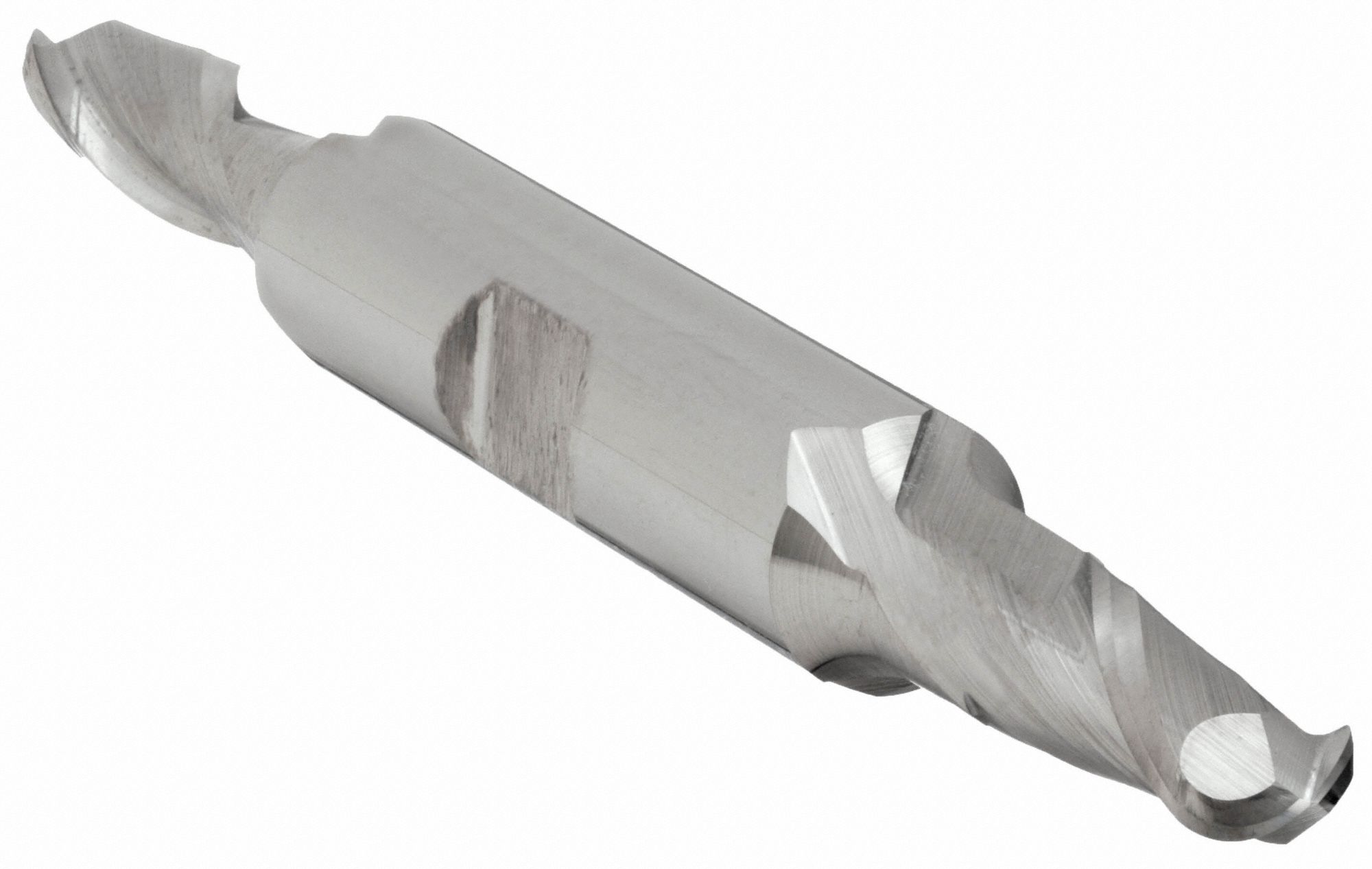 Ball End Mill, Double End, 1/4", Carbide