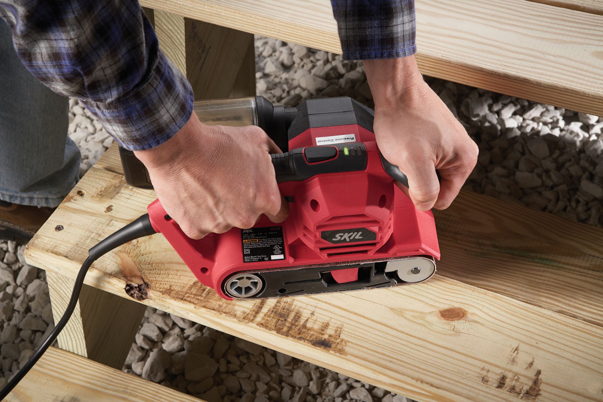 SKIL Belt Sander, 6.0 A, 3 x 18 In 19M482751001 Grainger