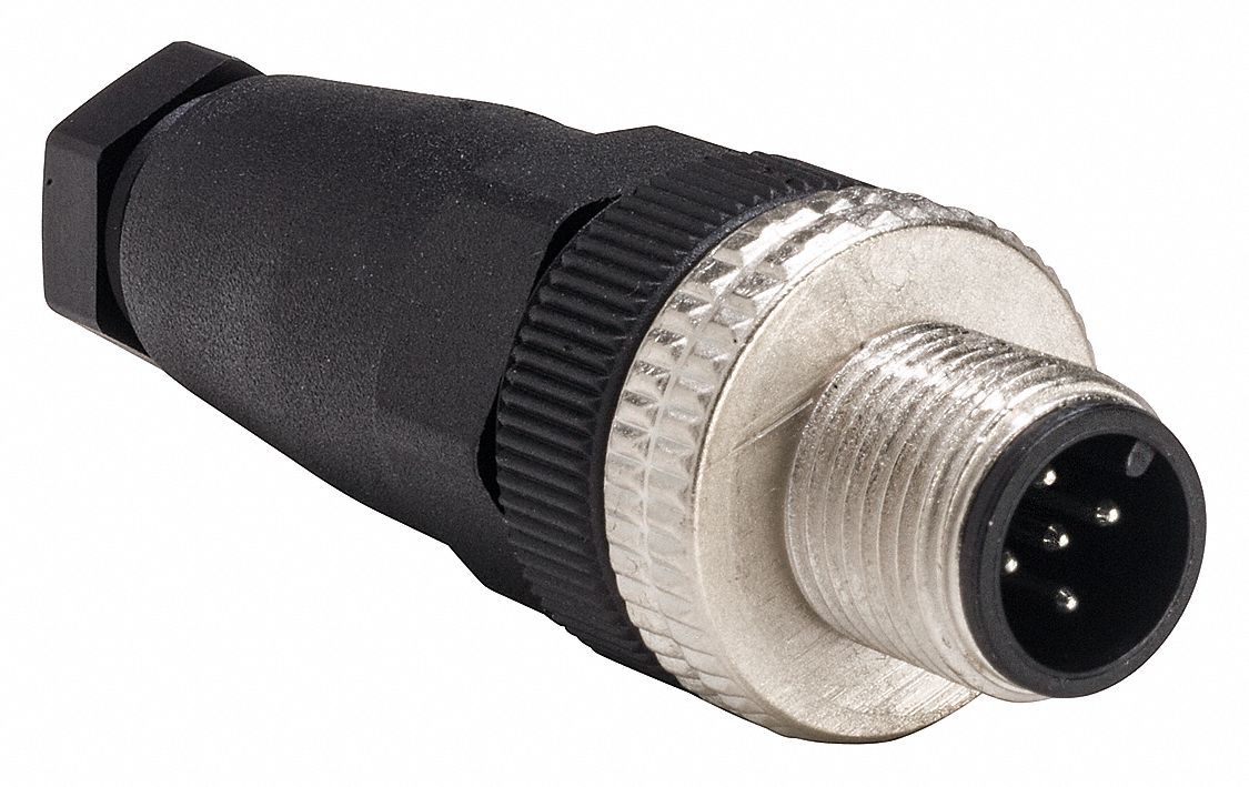 TELEMECANIQUE SENSORS, M12 Male Thread with Straight Connection