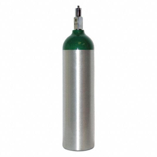 MERET PRODUCTS, 398 L Capacity, Aluminum, MD Medical Oxygen Cylinder ...