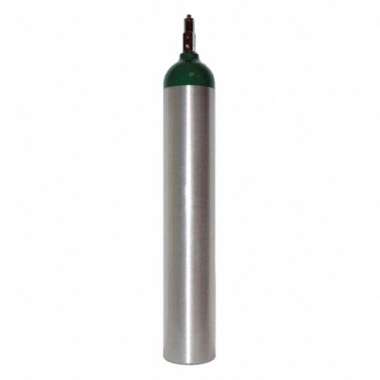 MERET PRODUCTS ME Medical Oxygen Cylinder, 670 L Capacity, Aluminum, 4 ...