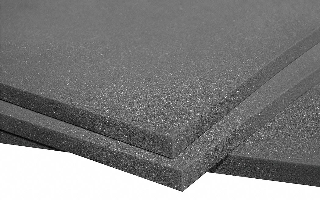 AURALEX Isolation Material, 2 ft Width, 4 ft Length, Open Cell