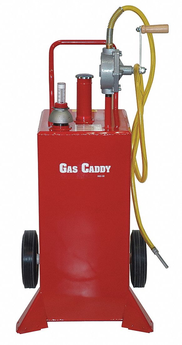 JOHN DOW INDUSTRIES Fuel Caddy, Steel Material, 30 gal Capacity, Used