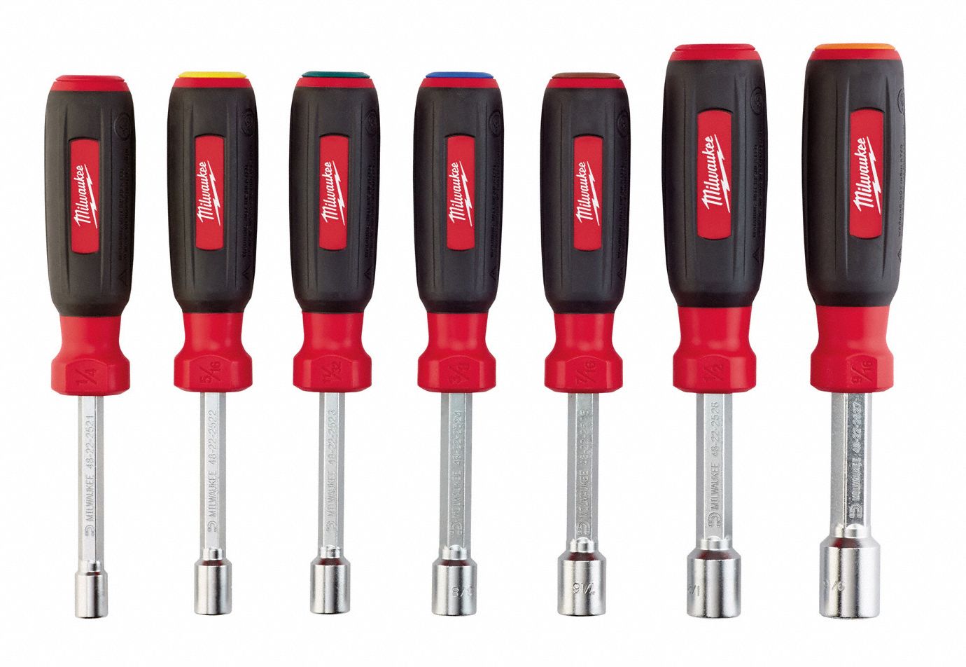 MILWAUKEE Hollow Shank with PassThru Nut Driver Set 19MU844822