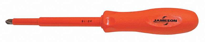 Insulatd Screwdriver, Phillips, #2x4", Rnd