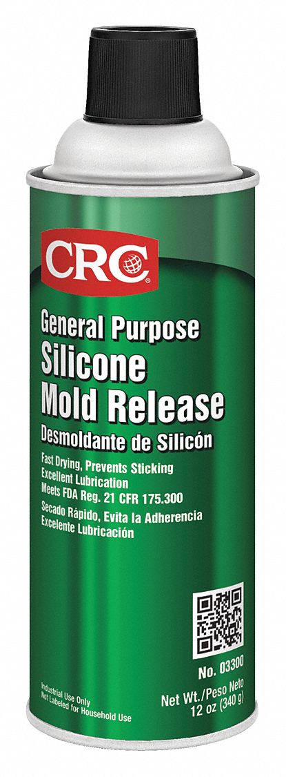 CRC 16 Ounce Aerosol Can, Clear, General Purpose Mold Release Food Grade,  Silicone Composition 1003487 - 89057368 - Penn Tool Co., Inc