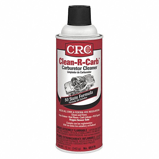 Carburetor Cleaner: Aerosol Spray Can, Solvent, 16 oz Container Size,  Flammable, Non Chlorinated