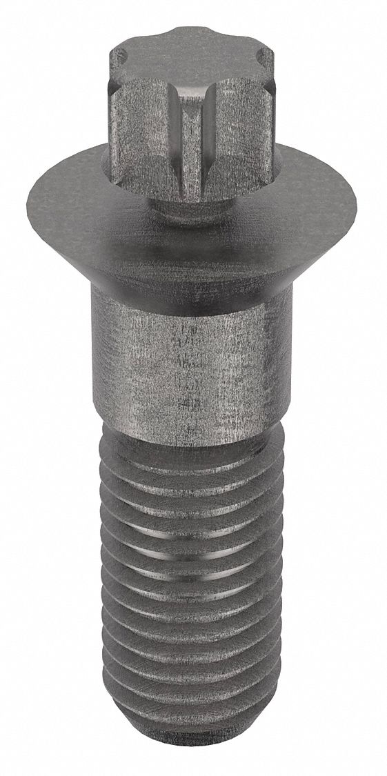 CAMRAIL BOLT, ALLOY STEEL, GRADE 8, FLAT HEAD, ¾"-10 THREAD, 2⅜ IN L, TORX, 10 PK