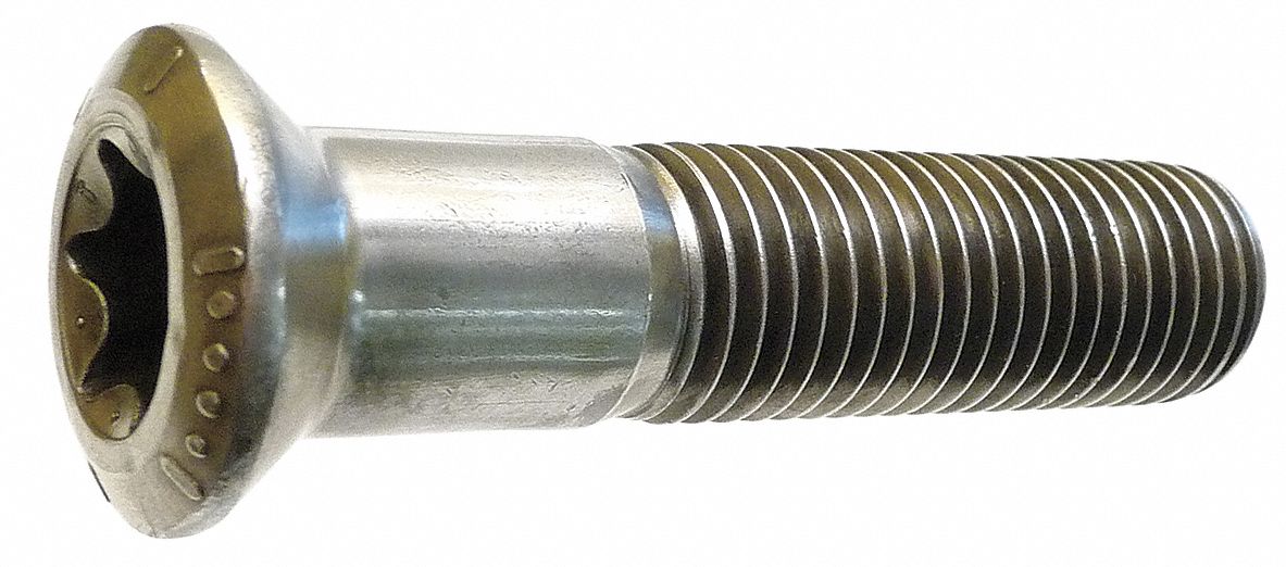 Camrail Bolt: 7/8"-9 Thread Size, 4 in lg, Cam Koat™, Grade 8, Alloy Steel, 50 PK