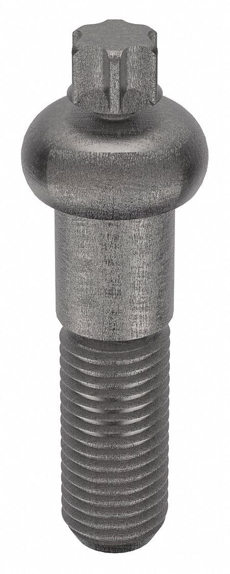 Camrail Bolt: 7/8"-9 Thread Size, 3 1/4 in lg, Cam Koat™, Grade 8, Alloy Steel, 5 PK